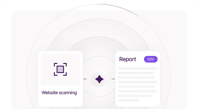 A scheduled run scanning a source and handing back a CSV report